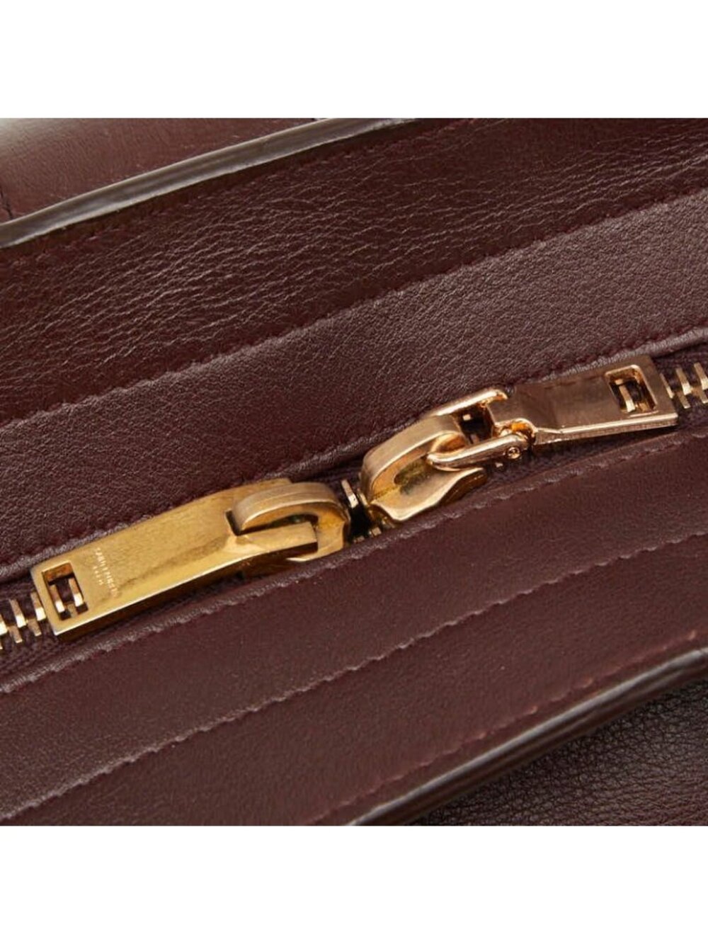 ★SOLD★ Saint Laurent Cabas Handbag Brown Leather - Picture 8 of 10